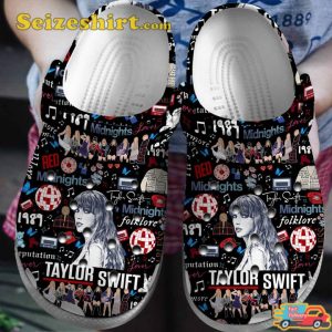 Taylor Swift Music Indie Vibes All Too Well Melodies Comfort Clogs Shoes