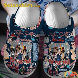 Taylor Swift Music Pop Vibes Style Melodies Comfort Crocs Clog Shoes