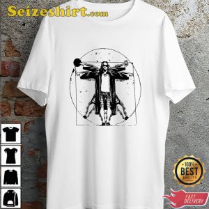 The Big Lebowski Vitruvian The Dude Trendy Unisex T-Shirt