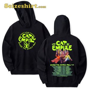 The Cat Empire Where The Angels Fall Tour 2023 Hoodie