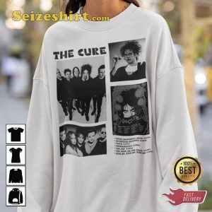 The Cure Rock Band Album Tracklist Fan Gift T-shirt