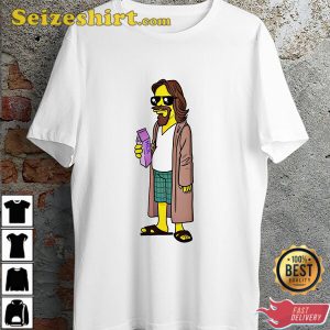 The Dude The Big Lebowski Cartoon Trendy Unisex T-Shirt