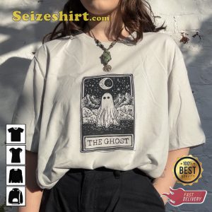 The Ghost Moon Night Mountainview Trendy Unisex Vintage Inspired T-shirt