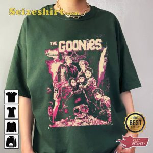The Goonies Retro Movie One-Eyed Willy Horror Island T-shirt