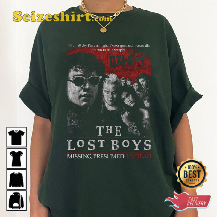 The Lost Boys Vampire Sleep All Day Party All Night Fanwear Unisex T-Shirt