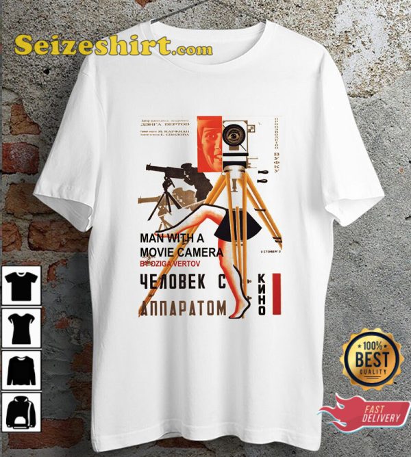 The Man With A Movie Camera Trendy Unisex T-Shirt