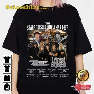 The Sharp Dressed Simple Man Tour Zz Top Lynyrd Skynyrd Anniversary T-Shirt