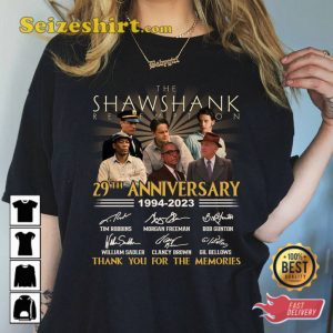 The Shawshank Redemption 1994-2023 29th Anniversary T-Shirt
