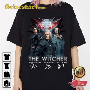 The Witcher 2019-2023 Thank You For The Memories Signature 4th Anniversary T-Shirt
