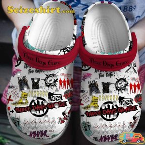 Three Days Grace Alternative Rock Vibes Animal I Have Become Crocband Clogs Shoes