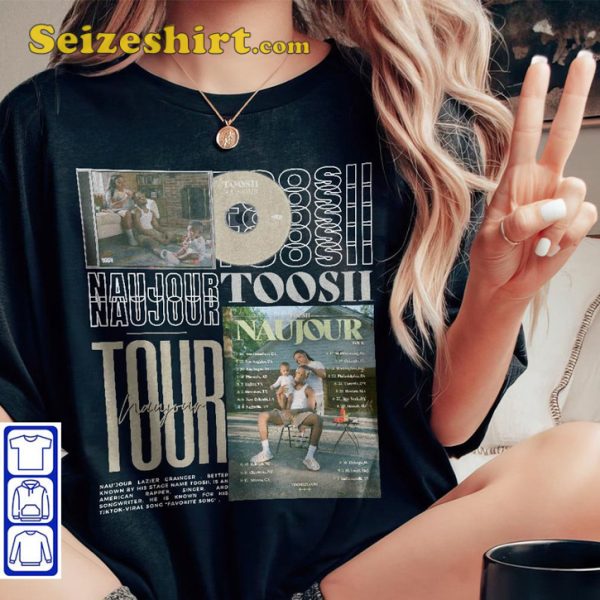 Toosii Naujour Tour 2023 Album Tracklist T-shirt