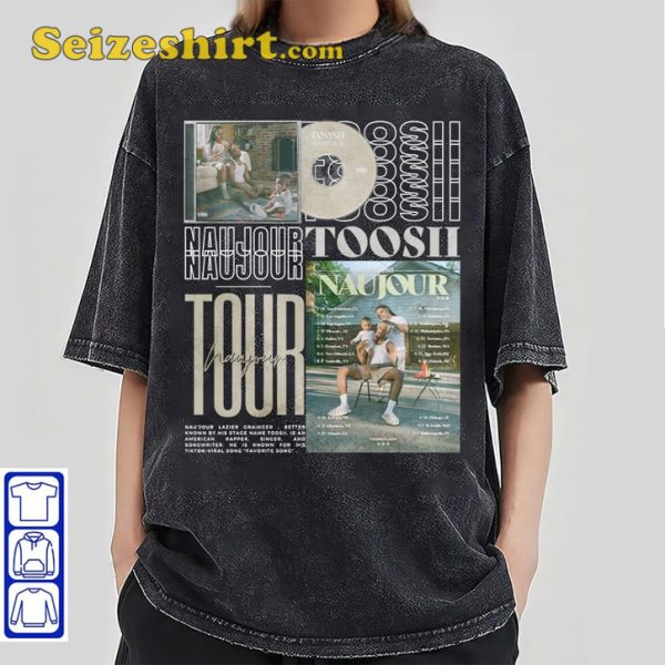 Toosii Naujour Tour 2023 Album Tracklist T-shirt