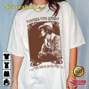 Townes Van Zandt Retro Style Fan To Live Is To Fly T-Shirt