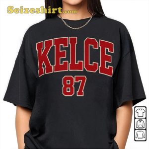 Travis Kelce 87 Football Crewneck Sportwear Sweatshirt