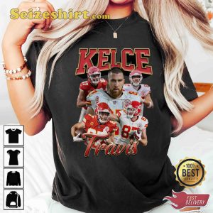 Travis Kelce 90s Vintage Bootleg Merch Sportwear T-Shirt