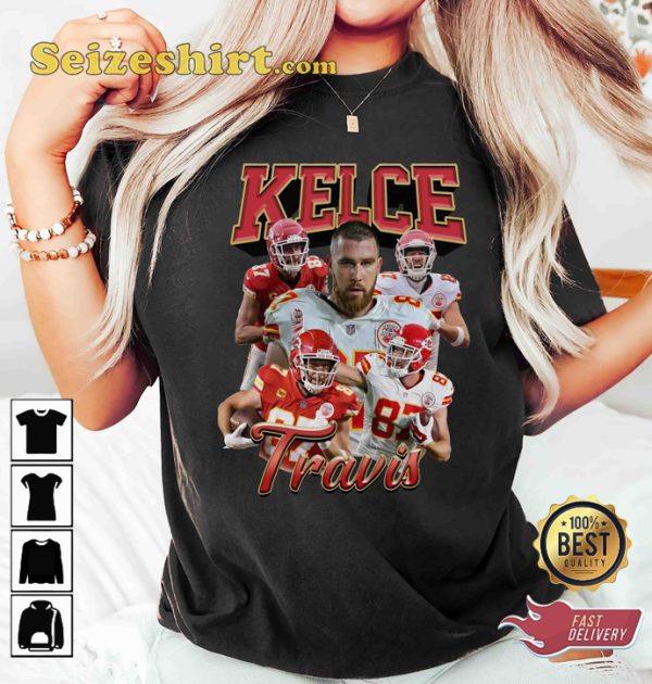 Travis Kelce 90s Vintage Bootleg Merch Sportwear T-Shirt