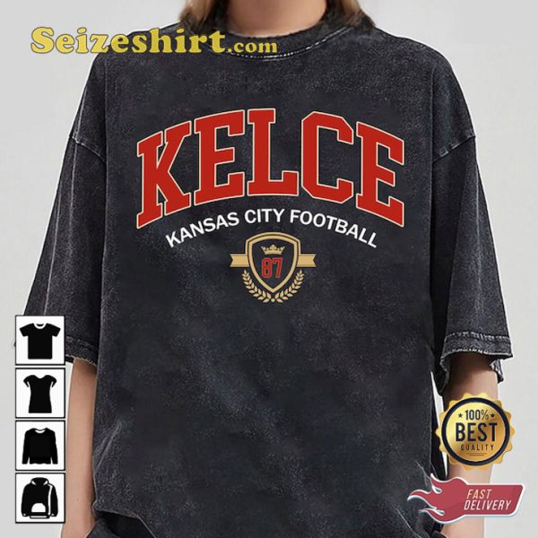 Travis Kelce Tight End Star Kansas City Chiefs NFL Fanwear T-Shirt