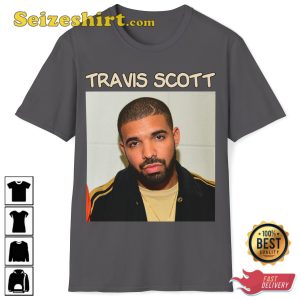 Travis Scott Drake Rapper Funny Meme T-Shirt