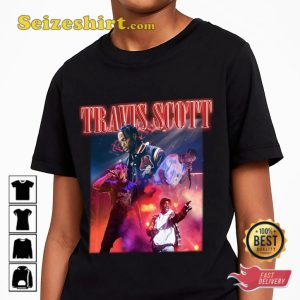 Travis Scott Purple Haze Youth Hip Hop Rap T-Shirt