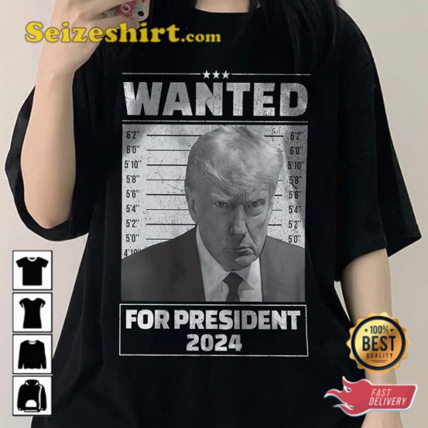 Trump Mugshot 2023 Classic Donald Trump Fulton Unisex T-Shirt