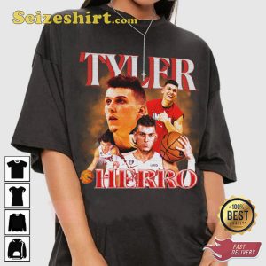 Tyler Herro Heat Miami Heat Basketball Sportwear T-Shirt