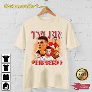 Tyler Herro Heat Miami Heat Basketball Sportwear T-Shirt