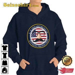 Us Department Of Witness Protection Comic Hoodie