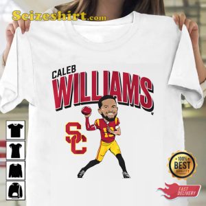 Usc Football Caleb Williams Caricature Football Sportwear T-Shirt