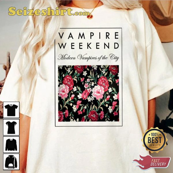 Vampire Weekend Modern Vampires Of The City Floral Music Sweatshirt