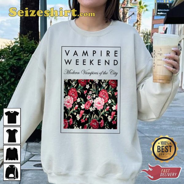 Vampire Weekend Modern Vampires Of The City Floral Music Sweatshirt