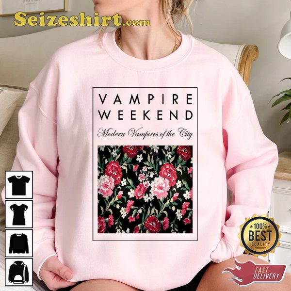 Vampire Weekend Modern Vampires Of The City Floral Music Sweatshirt