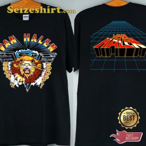 Van Halen Live Diver Down Tour 1982 Vintage Inspired T-shirt