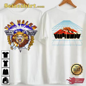 Van Halen Live Diver Down Tour 1982 Vintage Inspired T-shirt