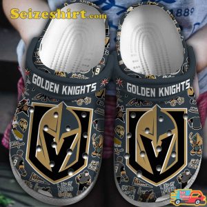 Vegas Golden Knights Nhl Ice Hockey Chance The Mascot Knight Up Comfort Clogs
