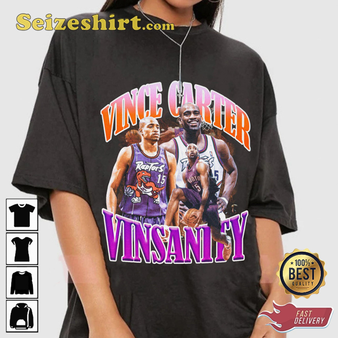 Vince Carter Slam Dunk NBA Legend Sportwear T-Shirt