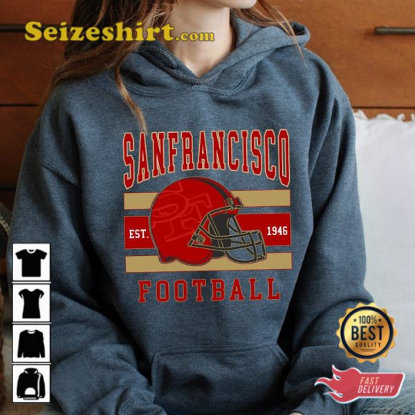Vintage San Francisco 49ers Fans Sportwear Unisex Hoodie