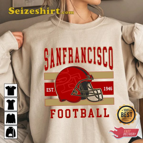 Vintage San Francisco 49ers Fans Sportwear Unisex Hoodie