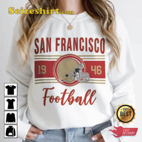 Vintage San Francisco 49ers Football Forty-Niners Sportwear Sweatshirt