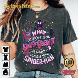 Vintage Spiderman Across The Spider-verse Comfort Color T-Shirt