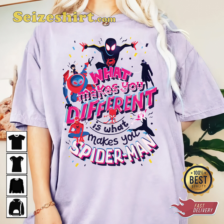 Vintage Spiderman Across The Spider-verse Comfort Color T-Shirt