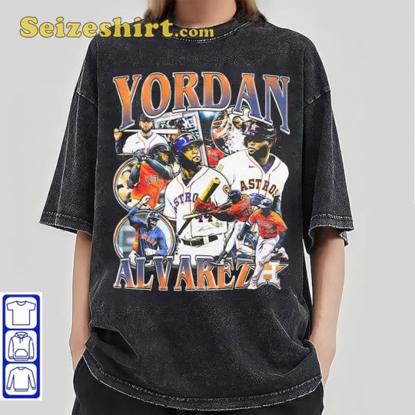 Yordan Alvarez Power Hitter Houston Astros Baseball Sportwear T-Shirt