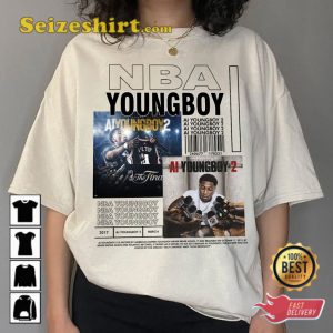 YoungBoy Never Broke Again Album AI YoungBoy 2 Rap T-shirt