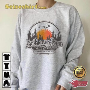 Zac Brown Band From The Fire 23 Tour Homegrown Southern rock Sweatshirt