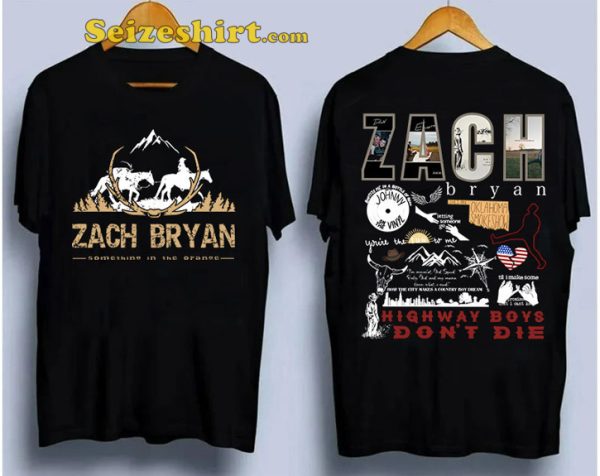 Zach Bryan Something In The Orange Highway Boys Fanwear 2 Sides Sweatshirt