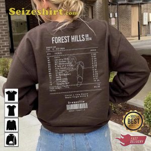 2014 Forest Hills Drive J Cole Album Tracklist T-shirt