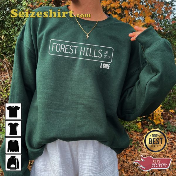 2014 Forest Hills Drive J Cole Album Tracklist T-shirt