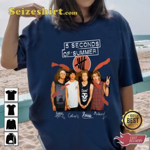 5 Seconds Of Summer Band 5sos Live Show T-shirt