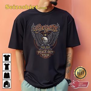 Aerosmith With The Black Crowes Peace Out The Farewell Tour T-shirt