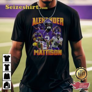 Alexander Mattison Rushing Force Minnesota Vikings NFL Football T-Shirt