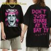 American Psycho Patrick Bateman Cult Dont Just Stare Eat It Inspired T-Shirt